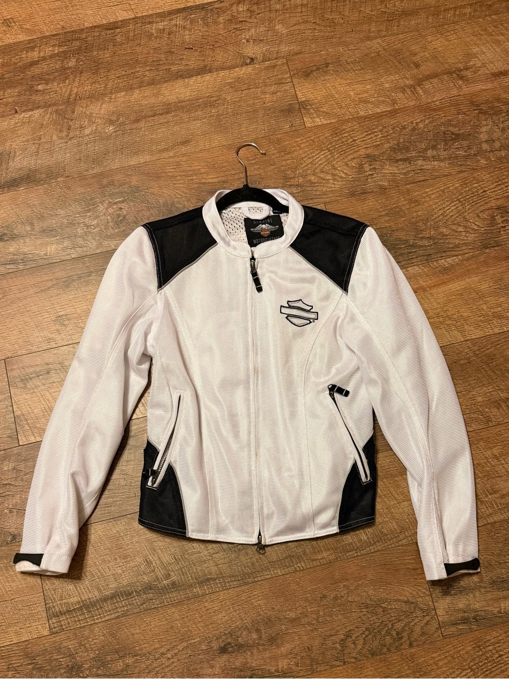 Harley-Davidson Women’s White and Black Mesh Riding Jacket